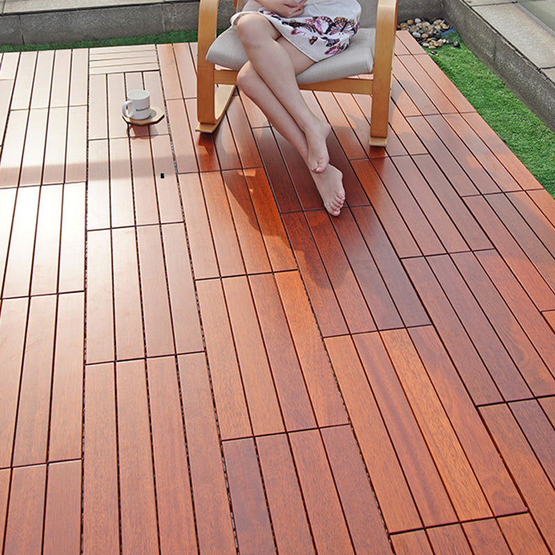 Wood Flooring Tiles Water Resistant Click Lock Solid Wood Flooring Planks 12"L x 35"W Clearhalo 'Flooring 'Hardwood Flooring' 'hardwood_flooring' 'Home Improvement' 'home_improvement' 'home_improvement_hardwood_flooring' Walls and Ceiling' 7467281