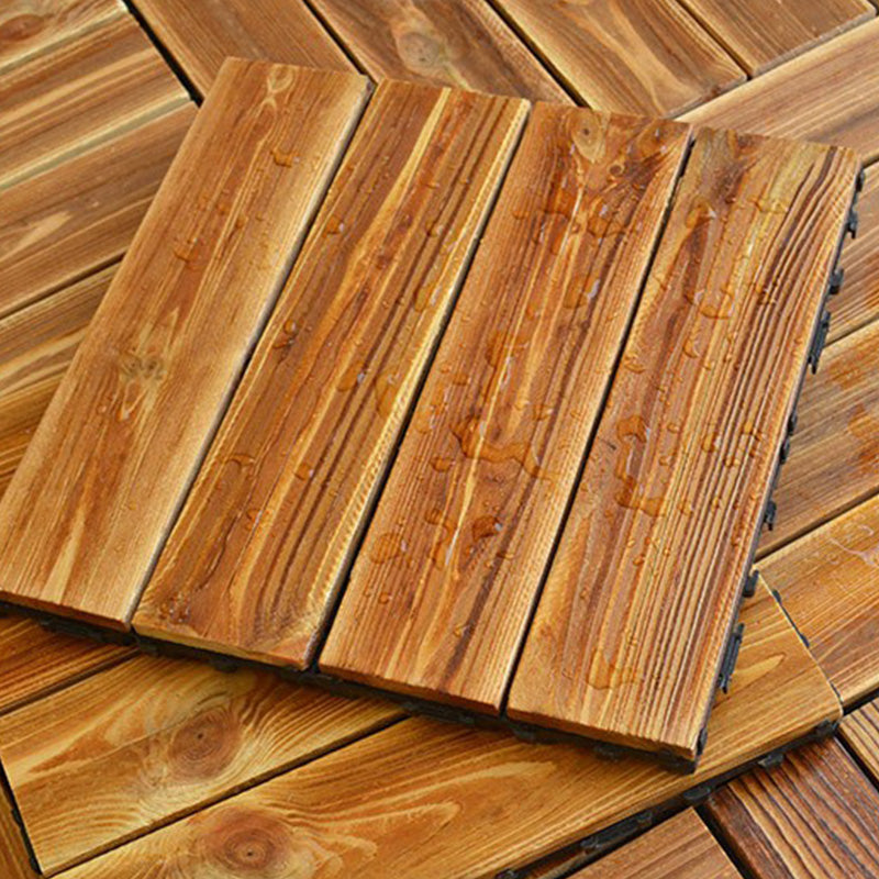 12" X 12" Square Hardwood Flooring Click-Locking Pine Wood Flooring Tiles Clearhalo 'Flooring 'Hardwood Flooring' 'hardwood_flooring' 'Home Improvement' 'home_improvement' 'home_improvement_hardwood_flooring' Walls and Ceiling' 7467300