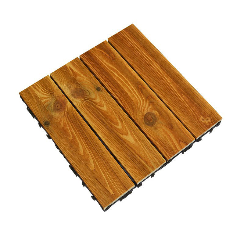 12" X 12" Square Hardwood Flooring Click-Locking Pine Wood Flooring Tiles Clearhalo 'Flooring 'Hardwood Flooring' 'hardwood_flooring' 'Home Improvement' 'home_improvement' 'home_improvement_hardwood_flooring' Walls and Ceiling' 7467302