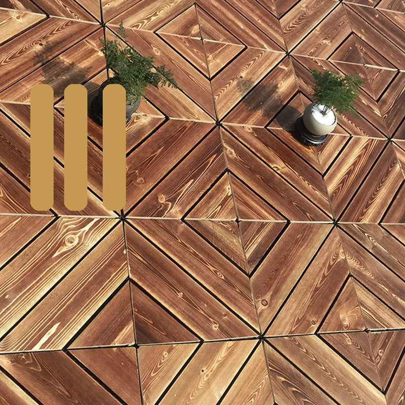 12" X 12" Square Hardwood Flooring Click-Locking Pine Wood Flooring Tiles Clearhalo 'Flooring 'Hardwood Flooring' 'hardwood_flooring' 'Home Improvement' 'home_improvement' 'home_improvement_hardwood_flooring' Walls and Ceiling' 7467303