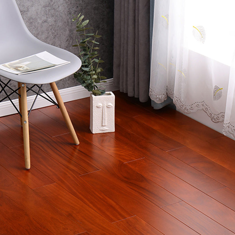 Traditional Flooring Tiles Distressed Click-Locking Wooden Wall Planks Walnut Clearhalo 'Flooring 'Hardwood Flooring' 'hardwood_flooring' 'Home Improvement' 'home_improvement' 'home_improvement_hardwood_flooring' Walls and Ceiling' 7467468
