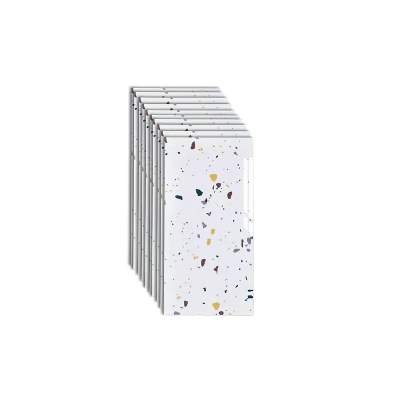 Field Tile Peel and Stick Tile Rectangular Peel and Stick Wall Tile 10 Pack Yellow 10-Piece Set Clearhalo 'Flooring 'Home Improvement' 'home_improvement' 'home_improvement_peel_stick_blacksplash' 'Peel & Stick Backsplash Tile' 'peel_stick_blacksplash' 'Walls & Ceilings' Walls and Ceiling' 7467485