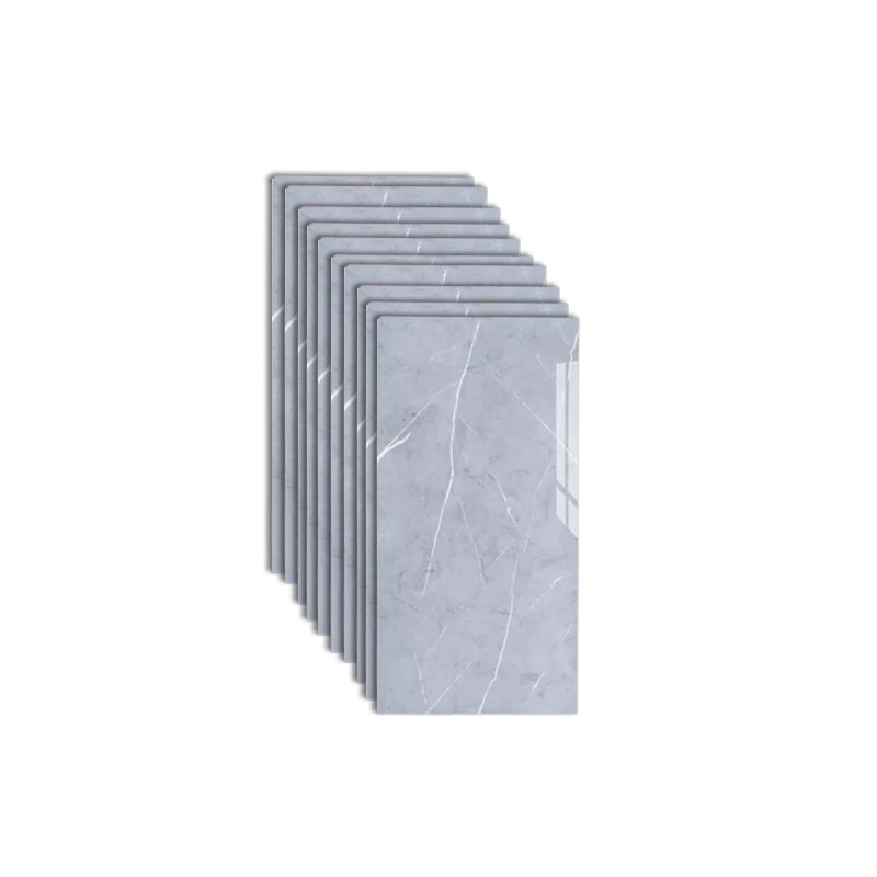 Field Tile Peel and Stick Tile Rectangular Peel and Stick Wall Tile 10 Pack Grey 10-Piece Set Clearhalo 'Flooring 'Home Improvement' 'home_improvement' 'home_improvement_peel_stick_blacksplash' 'Peel & Stick Backsplash Tile' 'peel_stick_blacksplash' 'Walls & Ceilings' Walls and Ceiling' 7467487