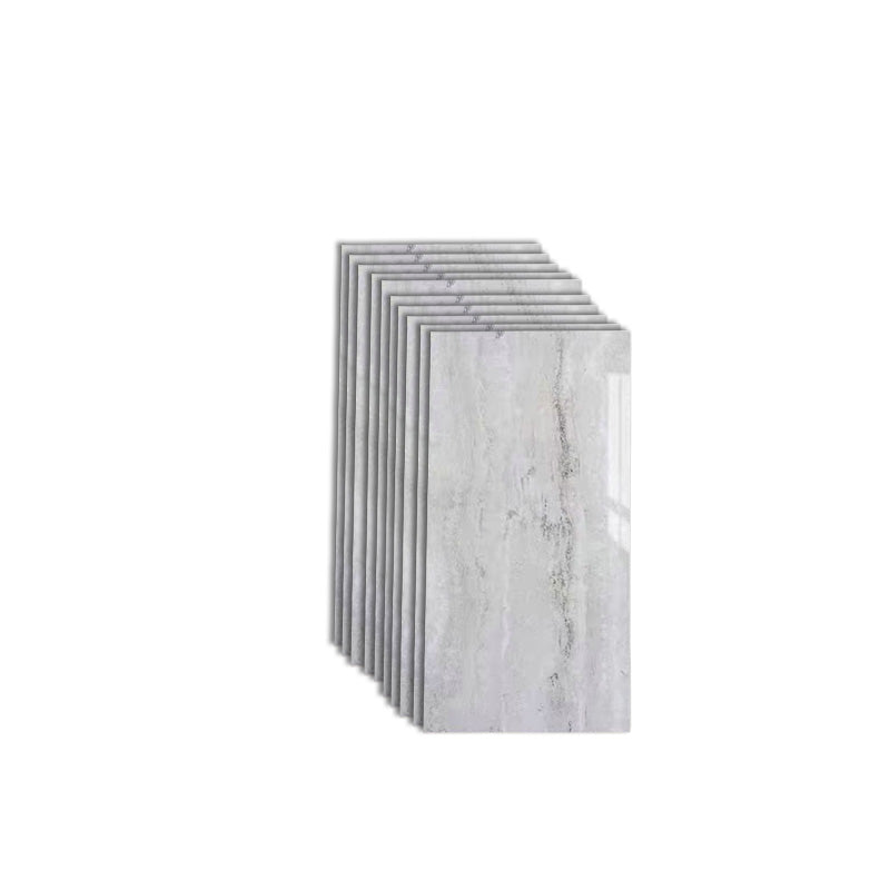 Field Tile Peel and Stick Tile Rectangular Peel and Stick Wall Tile 10 Pack Light Gray 10-Piece Set Clearhalo 'Flooring 'Home Improvement' 'home_improvement' 'home_improvement_peel_stick_blacksplash' 'Peel & Stick Backsplash Tile' 'peel_stick_blacksplash' 'Walls & Ceilings' Walls and Ceiling' 7467496