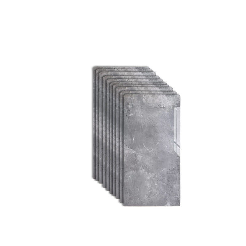 Field Tile Peel and Stick Tile Rectangular Peel and Stick Wall Tile 10 Pack Dark Gray 10-Piece Set Clearhalo 'Flooring 'Home Improvement' 'home_improvement' 'home_improvement_peel_stick_blacksplash' 'Peel & Stick Backsplash Tile' 'peel_stick_blacksplash' 'Walls & Ceilings' Walls and Ceiling' 7467497