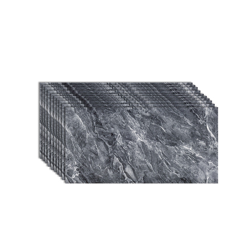 Peel and Stick Tiles Rectangular Peel and Stick Backsplash 10 Pack Grey 10-Piece Set Clearhalo 'Flooring 'Home Improvement' 'home_improvement' 'home_improvement_peel_stick_blacksplash' 'Peel & Stick Backsplash Tile' 'peel_stick_blacksplash' 'Walls & Ceilings' Walls and Ceiling' 7467512
