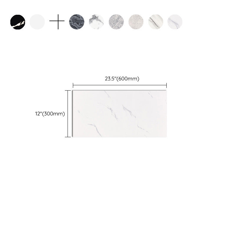 Peel and Stick Tiles Rectangular Peel and Stick Backsplash 10 Pack Clearhalo 'Flooring 'Home Improvement' 'home_improvement' 'home_improvement_peel_stick_blacksplash' 'Peel & Stick Backsplash Tile' 'peel_stick_blacksplash' 'Walls & Ceilings' Walls and Ceiling' 7467519