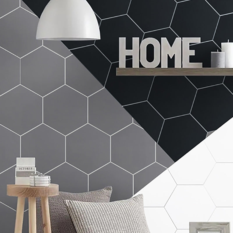 Hexagonal Peel and Stick Tiles Modern Peel and Stick Backsplash 20 Pack for Bathroom Clearhalo 'Flooring 'Home Improvement' 'home_improvement' 'home_improvement_peel_stick_blacksplash' 'Peel & Stick Backsplash Tile' 'peel_stick_blacksplash' 'Walls & Ceilings' Walls and Ceiling' 7467581