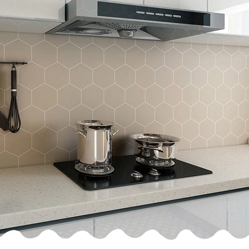 Hexagonal Peel and Stick Tiles Mosaic Tile Peel and Stick Backsplash Clearhalo 'Flooring 'Home Improvement' 'home_improvement' 'home_improvement_peel_stick_blacksplash' 'Peel & Stick Backsplash Tile' 'peel_stick_blacksplash' 'Walls & Ceilings' Walls and Ceiling' 7467616