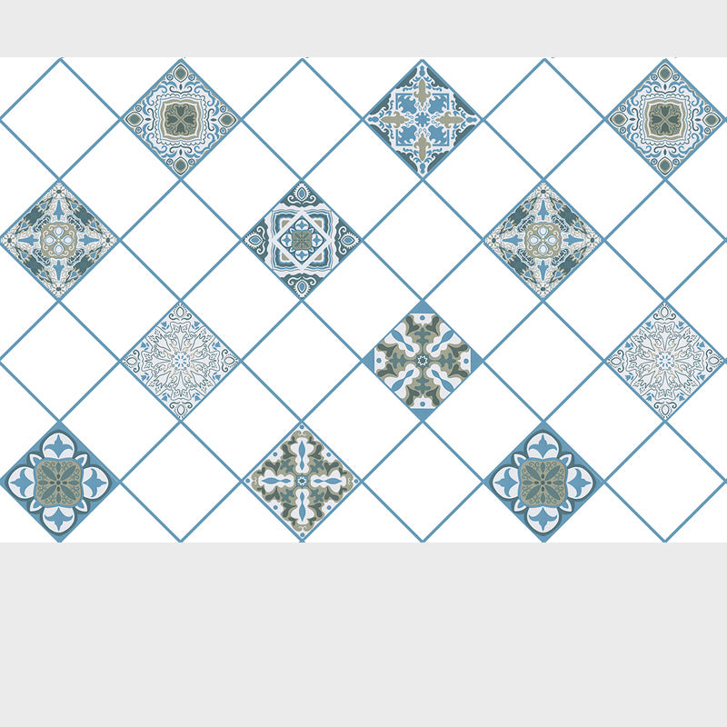 Mosaic Tile Peel and Stick Tiles Square Peel and Stick Backsplash Blue-White Clearhalo 'Flooring 'Home Improvement' 'home_improvement' 'home_improvement_peel_stick_blacksplash' 'Peel & Stick Backsplash Tile' 'peel_stick_blacksplash' 'Walls & Ceilings' Walls and Ceiling' 7467745