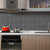 Modern Peel and Stick Tiles Single Tile Peel and Stick Backsplash Black 118"L x 24"W Clearhalo 'Flooring 'Home Improvement' 'home_improvement' 'home_improvement_peel_stick_blacksplash' 'Peel & Stick Backsplash Tile' 'peel_stick_blacksplash' 'Walls & Ceilings' Walls and Ceiling' 7467760
