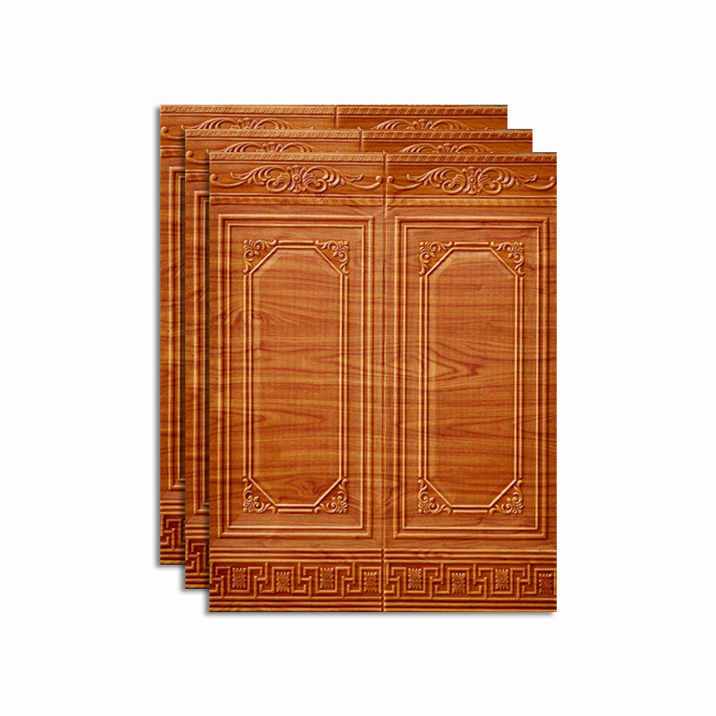 3D Backsplash Panels Contemporary Simple Backsplash Panels with Waterproof Orange Clearhalo 'Flooring 'Home Improvement' 'home_improvement' 'home_improvement_wall_paneling' 'Wall Paneling' 'wall_paneling' 'Walls & Ceilings' Walls and Ceiling' 7467980