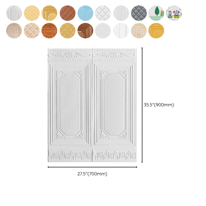 3D Backsplash Panels Contemporary Simple Backsplash Panels with Waterproof Clearhalo 'Flooring 'Home Improvement' 'home_improvement' 'home_improvement_wall_paneling' 'Wall Paneling' 'wall_paneling' 'Walls & Ceilings' Walls and Ceiling' 7467987