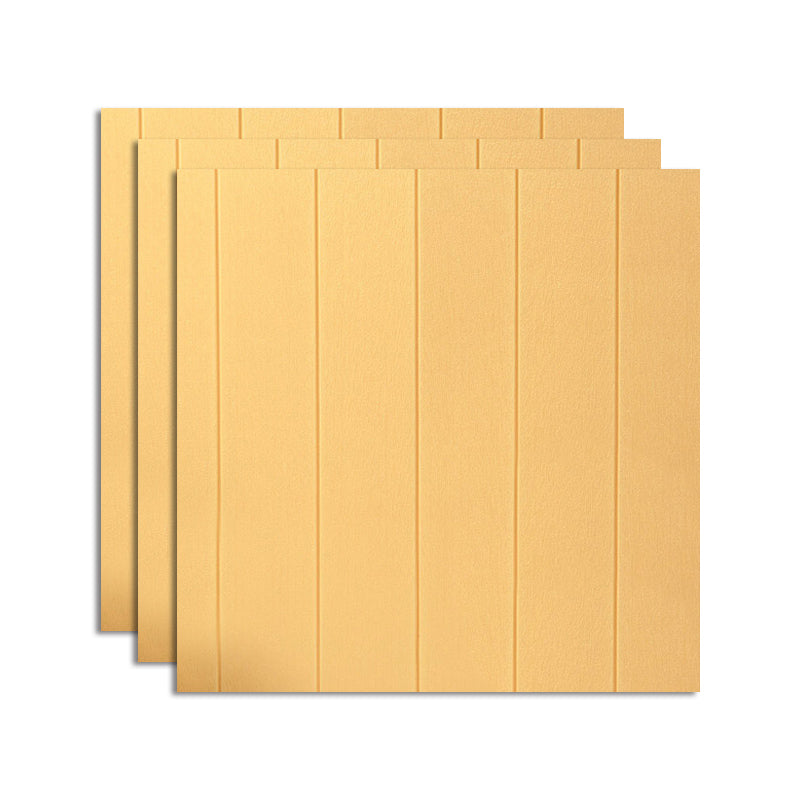 Contemporary Wall Access Panel Plastic Waterproof Backsplash Panels Yellow Clearhalo 'Flooring 'Home Improvement' 'home_improvement' 'home_improvement_wall_paneling' 'Wall Paneling' 'wall_paneling' 'Walls & Ceilings' Walls and Ceiling' 7467994