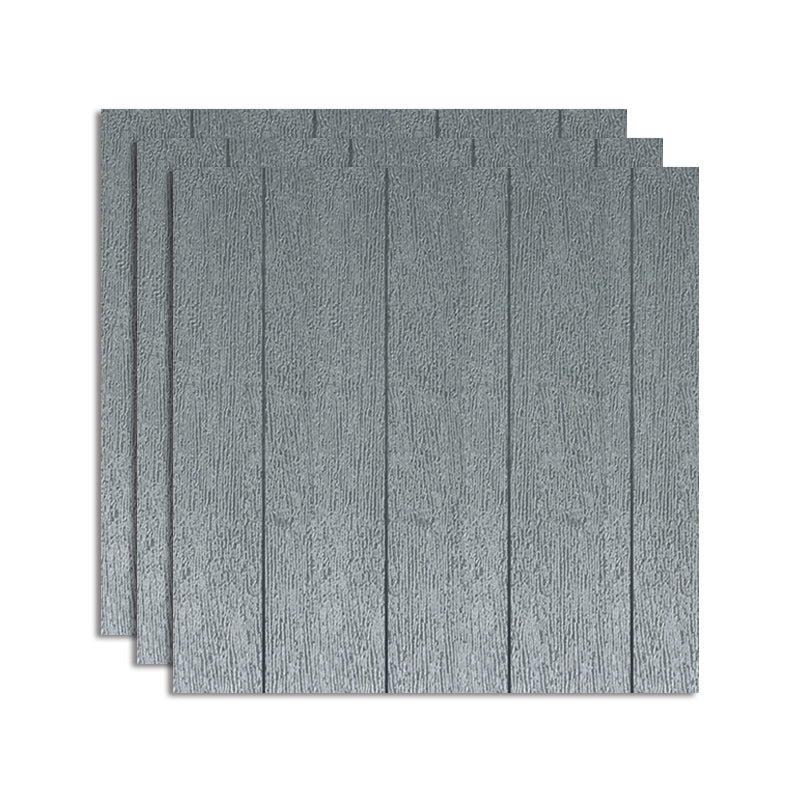 Contemporary Wall Access Panel Plastic Waterproof Backsplash Panels Silver Gray Clearhalo 'Flooring 'Home Improvement' 'home_improvement' 'home_improvement_wall_paneling' 'Wall Paneling' 'wall_paneling' 'Walls & Ceilings' Walls and Ceiling' 7468010