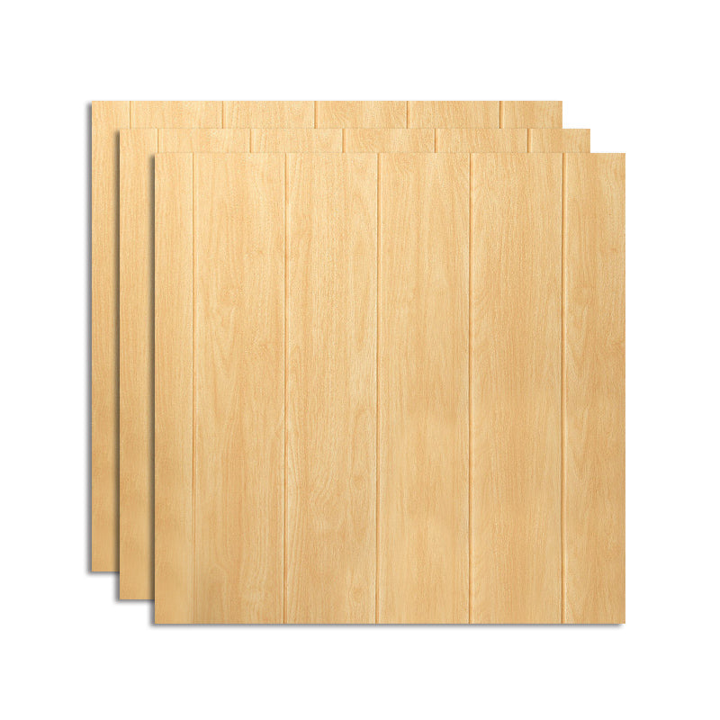 Contemporary Wall Access Panel Plastic Waterproof Backsplash Panels Butter Yellow Clearhalo 'Flooring 'Home Improvement' 'home_improvement' 'home_improvement_wall_paneling' 'Wall Paneling' 'wall_paneling' 'Walls & Ceilings' Walls and Ceiling' 7468022