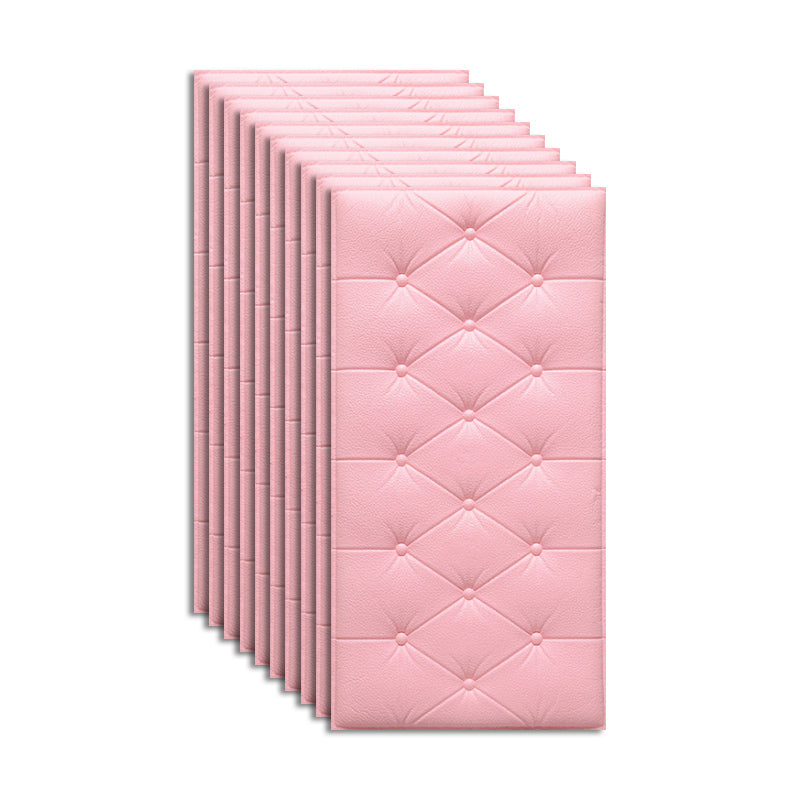 Plastic Wall Access Panel Contemporary 3D Wall Access Panel with Waterproof Pink Clearhalo 'Flooring 'Home Improvement' 'home_improvement' 'home_improvement_wall_paneling' 'Wall Paneling' 'wall_paneling' 'Walls & Ceilings' Walls and Ceiling' 7468046