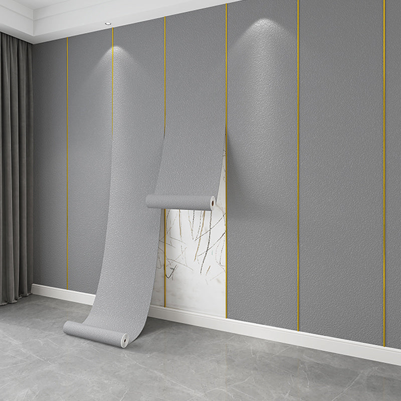 Modern Wall Ceiling Peel and Stick Solid Color Fade Resistant Wall Paneling Dark Gray Clearhalo 'Flooring 'Home Improvement' 'home_improvement' 'home_improvement_wall_paneling' 'Wall Paneling' 'wall_paneling' 'Walls & Ceilings' Walls and Ceiling' 7468064