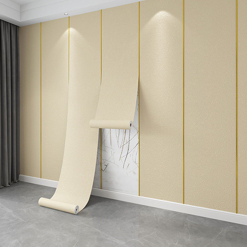 Modern Wall Ceiling Peel and Stick Solid Color Fade Resistant Wall Paneling Beige Clearhalo 'Flooring 'Home Improvement' 'home_improvement' 'home_improvement_wall_paneling' 'Wall Paneling' 'wall_paneling' 'Walls & Ceilings' Walls and Ceiling' 7468070
