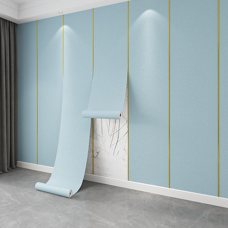 Modern Wall Ceiling Peel and Stick Solid Color Fade Resistant Wall Paneling Sky Blue Clearhalo 'Flooring 'Home Improvement' 'home_improvement' 'home_improvement_wall_paneling' 'Wall Paneling' 'wall_paneling' 'Walls & Ceilings' Walls and Ceiling' 7468075
