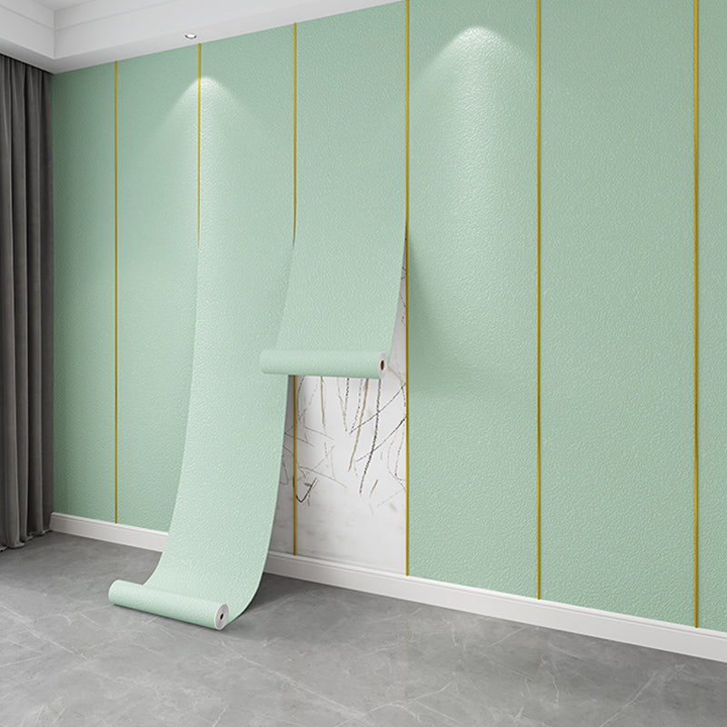 Modern Wall Ceiling Peel and Stick Solid Color Fade Resistant Wall Paneling Light Green Clearhalo 'Flooring 'Home Improvement' 'home_improvement' 'home_improvement_wall_paneling' 'Wall Paneling' 'wall_paneling' 'Walls & Ceilings' Walls and Ceiling' 7468076