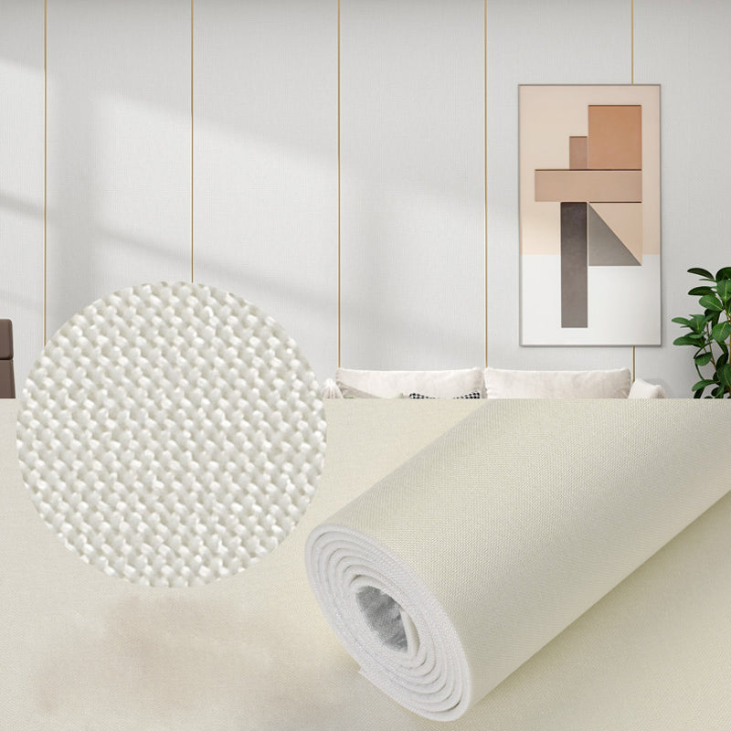 Modern Wall Ceiling Peel and Stick Solid Color Fade Resistant Wall Paneling Gloss White 110"L x 26"W Clearhalo 'Flooring 'Home Improvement' 'home_improvement' 'home_improvement_wall_paneling' 'Wall Paneling' 'wall_paneling' 'Walls & Ceilings' Walls and Ceiling' 7468077