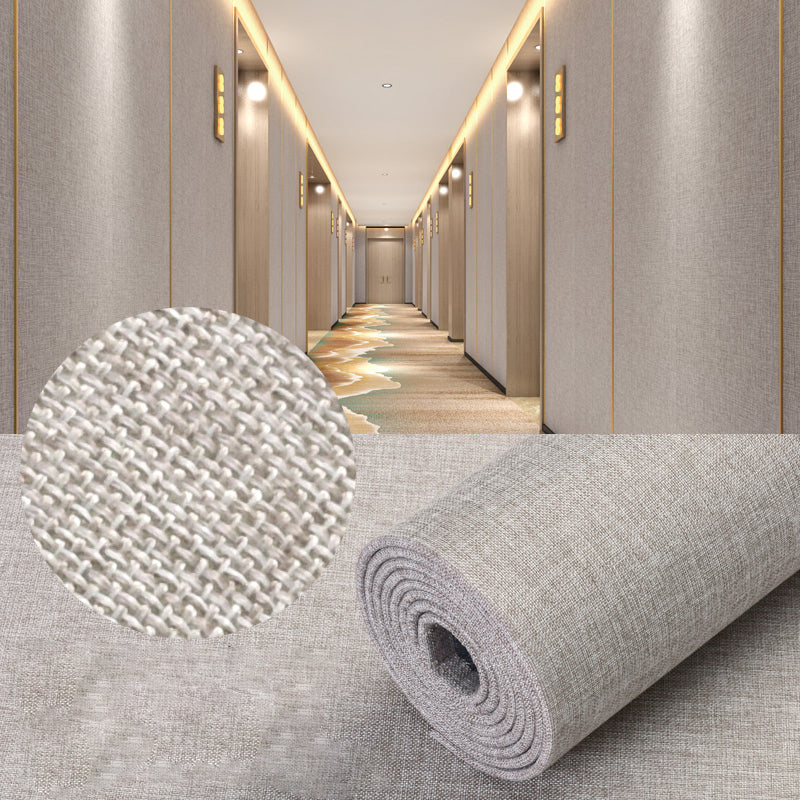 Modern Wall Ceiling Peel and Stick Solid Color Fade Resistant Wall Paneling Medium Grey 110"L x 26"W Clearhalo 'Flooring 'Home Improvement' 'home_improvement' 'home_improvement_wall_paneling' 'Wall Paneling' 'wall_paneling' 'Walls & Ceilings' Walls and Ceiling' 7468081