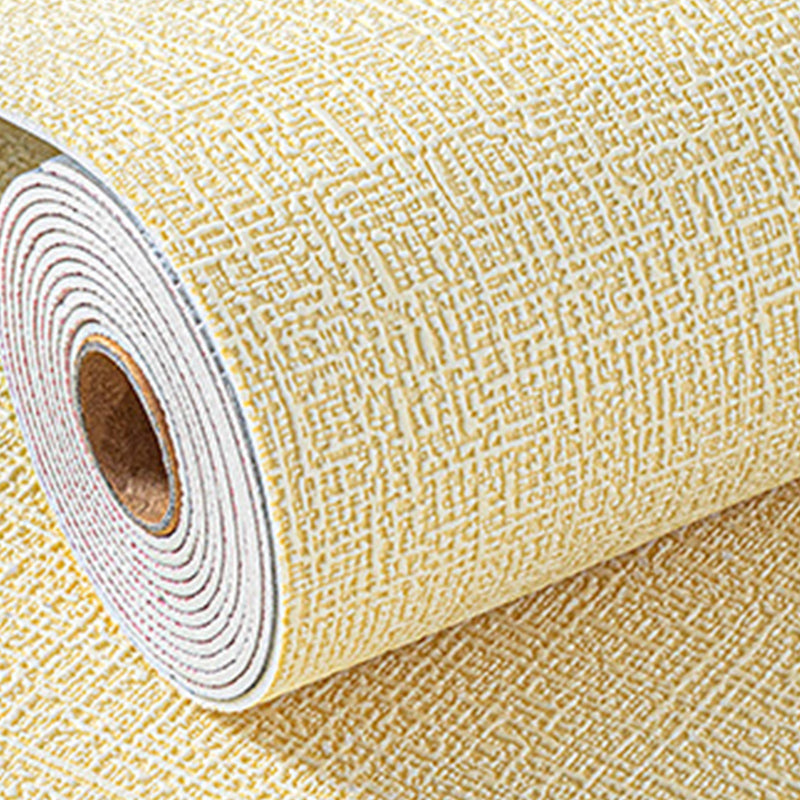 Modern Plain Paneling 3D Embossed Stain Resistant Peel and Stick Backsplash Panels Yellow 393.7" Clearhalo 'Flooring 'Home Improvement' 'home_improvement' 'home_improvement_wall_paneling' 'Wall Paneling' 'wall_paneling' 'Walls & Ceilings' Walls and Ceiling' 7468099