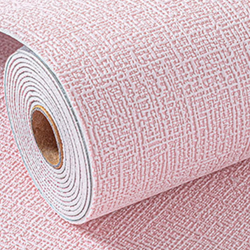 Modern Plain Paneling 3D Embossed Stain Resistant Peel and Stick Backsplash Panels Pink 393.7" Clearhalo 'Flooring 'Home Improvement' 'home_improvement' 'home_improvement_wall_paneling' 'Wall Paneling' 'wall_paneling' 'Walls & Ceilings' Walls and Ceiling' 7468103