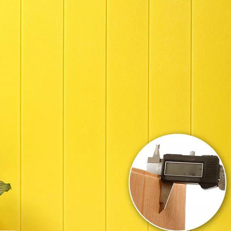 Waterproof Backsplash Panels Modern Simple Plastic Backsplash Panels Fluorescent Yellow Clearhalo 'Flooring 'Home Improvement' 'home_improvement' 'home_improvement_wall_paneling' 'Wall Paneling' 'wall_paneling' 'Walls & Ceilings' Walls and Ceiling' 7468152