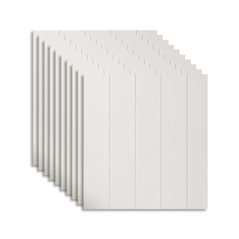 Peel and Stick Backsplash Panels Plastic Contemporary Backsplash Panels White Clearhalo 'Flooring 'Home Improvement' 'home_improvement' 'home_improvement_wall_paneling' 'Wall Paneling' 'wall_paneling' 'Walls & Ceilings' Walls and Ceiling' 7468231