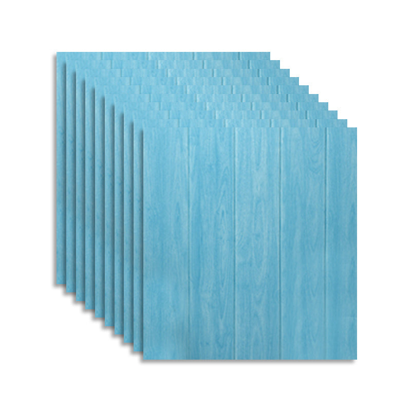 Peel and Stick Backsplash Panels Plastic Contemporary Backsplash Panels Light Blue Clearhalo 'Flooring 'Home Improvement' 'home_improvement' 'home_improvement_wall_paneling' 'Wall Paneling' 'wall_paneling' 'Walls & Ceilings' Walls and Ceiling' 7468242