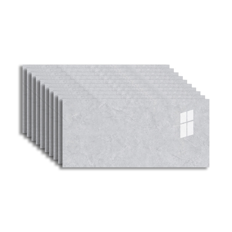 Contemporary Wall Paneling Peel and Stick Waterproof Wall Panel Grey 10-Piece Set Clearhalo 'Flooring 'Home Improvement' 'home_improvement' 'home_improvement_wall_paneling' 'Wall Paneling' 'wall_paneling' 'Walls & Ceilings' Walls and Ceiling' 7468311