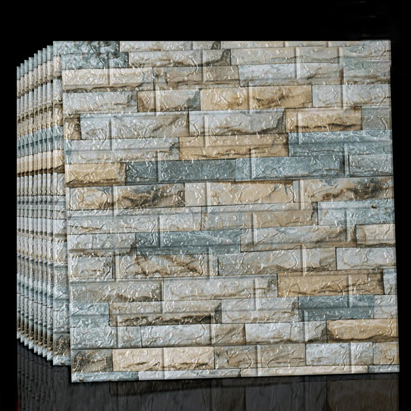 Plastic Wall Paneling Industrial Style Peel and Stick Backsplash Panels Clearhalo 'Flooring 'Home Improvement' 'home_improvement' 'home_improvement_wall_paneling' 'Wall Paneling' 'wall_paneling' 'Walls & Ceilings' Walls and Ceiling' 7468321