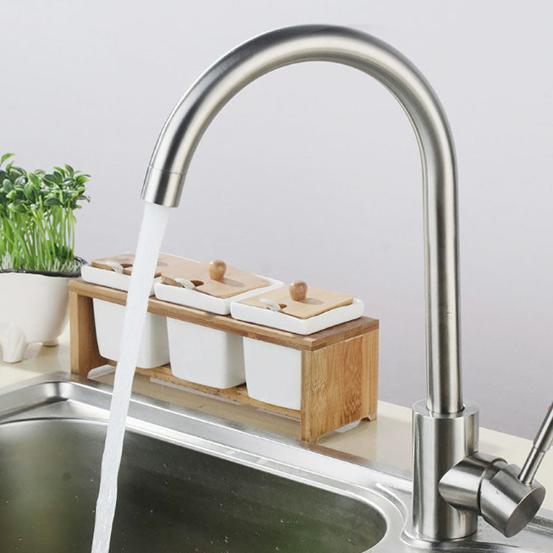 Modern Style Kitchen Sink Stainless Steel Kitchen Double Sink with Faucet Clearhalo 'Home Improvement' 'home_improvement' 'home_improvement_kitchen_sinks' 'Kitchen Remodel & Kitchen Fixtures' 'Kitchen Sinks & Faucet Components' 'Kitchen Sinks' 'kitchen_sinks' 7469461