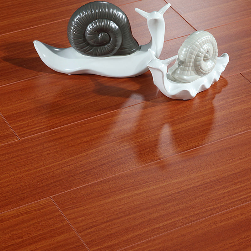 Traditional Flooring Planks Solid Wood Wire Brushed Click-Locking Wood Tile Set Rosewood Clearhalo 'Flooring 'Hardwood Flooring' 'hardwood_flooring' 'Home Improvement' 'home_improvement' 'home_improvement_hardwood_flooring' Walls and Ceiling' 7469478