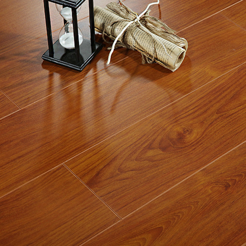 Traditional Flooring Planks Solid Wood Wire Brushed Click-Locking Wood Tile Set Clearhalo 'Flooring 'Hardwood Flooring' 'hardwood_flooring' 'Home Improvement' 'home_improvement' 'home_improvement_hardwood_flooring' Walls and Ceiling' 7469479