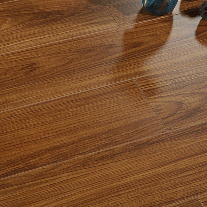 Traditional Flooring Planks Solid Wood Wire Brushed Click-Locking Wood Tile Set Walnut Clearhalo 'Flooring 'Hardwood Flooring' 'hardwood_flooring' 'Home Improvement' 'home_improvement' 'home_improvement_hardwood_flooring' Walls and Ceiling' 7469488