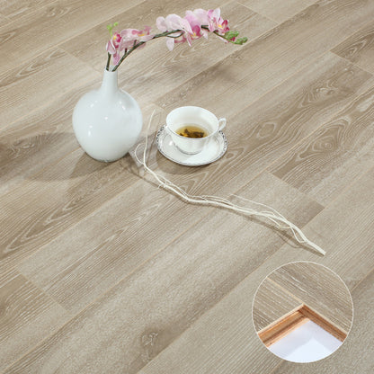 Traditional Flooring Planks Solid Wood Wire Brushed Click-Locking Wood Tile Set White Wood Grain Clearhalo 'Flooring 'Hardwood Flooring' 'hardwood_flooring' 'Home Improvement' 'home_improvement' 'home_improvement_hardwood_flooring' Walls and Ceiling' 7469493