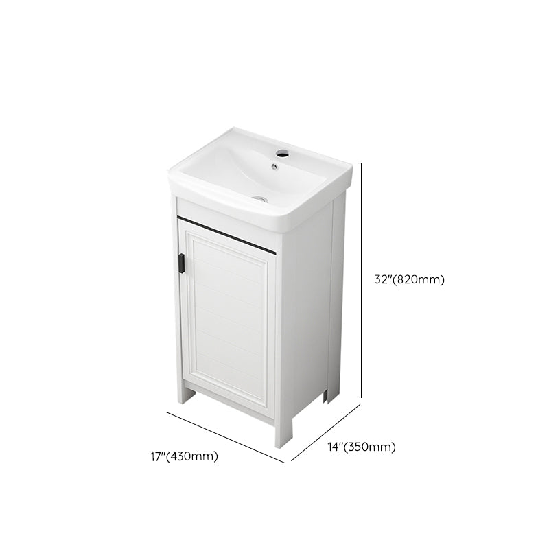 Modern Bathroom Sink Vanity Freestanding Single-Sink Bathroom Vanity Set Clearhalo 'Bathroom Remodel & Bathroom Fixtures' 'Bathroom Vanities' 'bathroom_vanities' 'Home Improvement' 'home_improvement' 'home_improvement_bathroom_vanities' 7470770