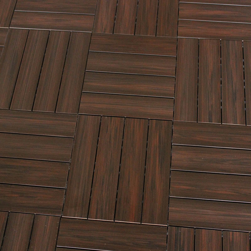 Interlocking Patio Flooring Tiles Composite Patio Flooring Tiles with Slip Resistant Walnut Clearhalo 'Home Improvement' 'home_improvement' 'home_improvement_outdoor_deck_tiles_planks' 'Outdoor Deck Tiles & Planks' 'Outdoor Flooring & Tile' 'Outdoor Remodel' 'outdoor_deck_tiles_planks' 7481046