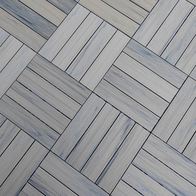 Outdoor Deck Flooring Tiles Composite Waterproof Patio Flooring Tiles Grey 96.9 sq ft. - 99 Pieces Clearhalo 'Home Improvement' 'home_improvement' 'home_improvement_outdoor_deck_tiles_planks' 'Outdoor Deck Tiles & Planks' 'Outdoor Flooring & Tile' 'Outdoor Remodel' 'outdoor_deck_tiles_planks' 7481054
