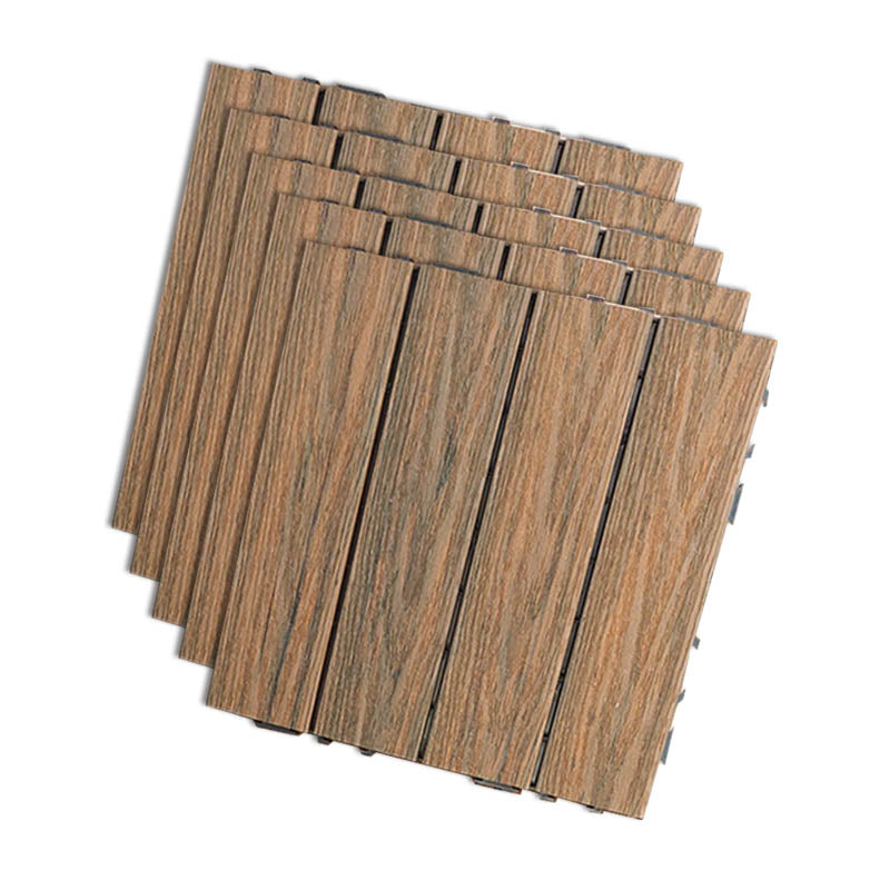 Outdoor Deck Flooring Tiles Composite Waterproof Patio Flooring Tiles Yellow Clearhalo 'Home Improvement' 'home_improvement' 'home_improvement_outdoor_deck_tiles_planks' 'Outdoor Deck Tiles & Planks' 'Outdoor Flooring & Tile' 'Outdoor Remodel' 'outdoor_deck_tiles_planks' 7481056