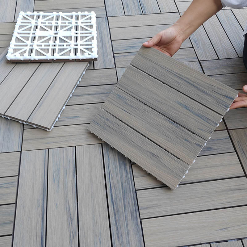 Outdoor Deck Flooring Tiles Composite Waterproof Patio Flooring Tiles Clearhalo 'Home Improvement' 'home_improvement' 'home_improvement_outdoor_deck_tiles_planks' 'Outdoor Deck Tiles & Planks' 'Outdoor Flooring & Tile' 'Outdoor Remodel' 'outdoor_deck_tiles_planks' 7481064
