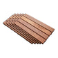 Interlocking Patio Flooring Tiles Solid Wood Waterproof Patio Flooring Tiles 1' x 2' Clearhalo 'Home Improvement' 'home_improvement' 'home_improvement_outdoor_deck_tiles_planks' 'Outdoor Deck Tiles & Planks' 'Outdoor Flooring & Tile' 'Outdoor Remodel' 'outdoor_deck_tiles_planks' 7481069
