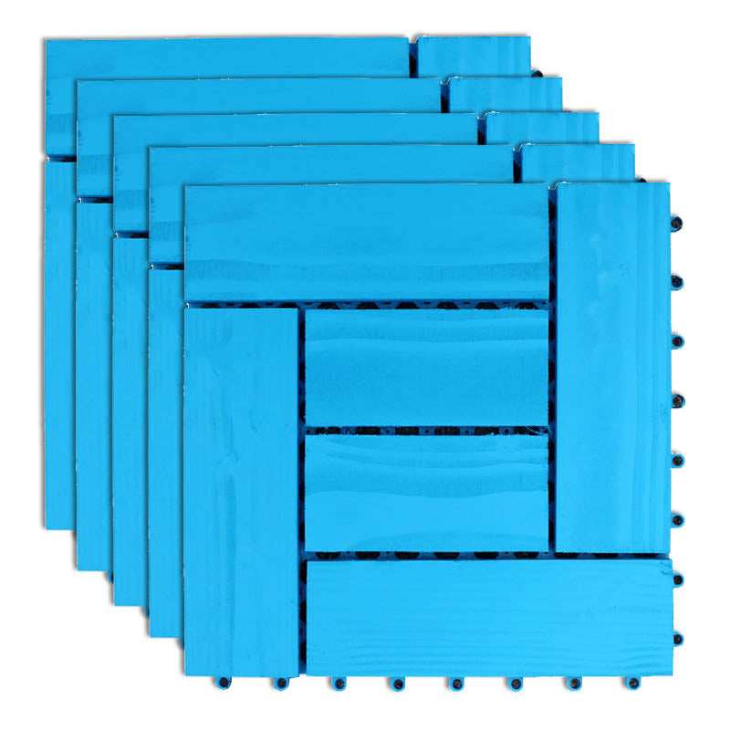 Interlocking Patio Flooring Tiles Solid Wood Patio Flooring Tiles Blue Transformation Clearhalo 'Home Improvement' 'home_improvement' 'home_improvement_outdoor_deck_tiles_planks' 'Outdoor Deck Tiles & Planks' 'Outdoor Flooring & Tile' 'Outdoor Remodel' 'outdoor_deck_tiles_planks' 7481111