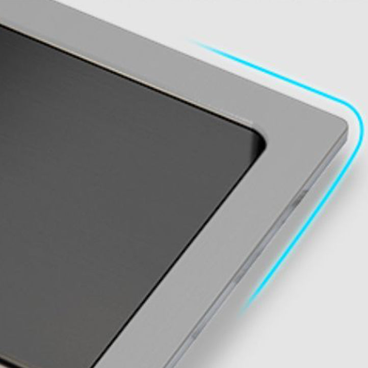 Soundproof Kitchen Sink Overflow Hole Design Kitchen Sink with Drain Assembly Clearhalo 'Home Improvement' 'home_improvement' 'home_improvement_kitchen_sinks' 'Kitchen Remodel & Kitchen Fixtures' 'Kitchen Sinks & Faucet Components' 'Kitchen Sinks' 'kitchen_sinks' 7481848