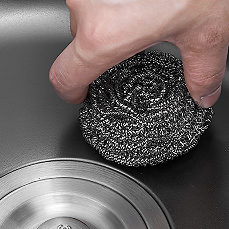 Round Stainless Steel Kitchen Sink Single Bowl Sink with Drain Strainer Kit Clearhalo 'Home Improvement' 'home_improvement' 'home_improvement_kitchen_sinks' 'Kitchen Remodel & Kitchen Fixtures' 'Kitchen Sinks & Faucet Components' 'Kitchen Sinks' 'kitchen_sinks' 7481972