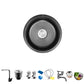 Single Bowl Kitchen Sink Stainless Steel Round Sink with Drain Assembly Sink with Faucet Square Faucet Clearhalo 'Home Improvement' 'home_improvement' 'home_improvement_kitchen_sinks' 'Kitchen Remodel & Kitchen Fixtures' 'Kitchen Sinks & Faucet Components' 'Kitchen Sinks' 'kitchen_sinks' 7482004