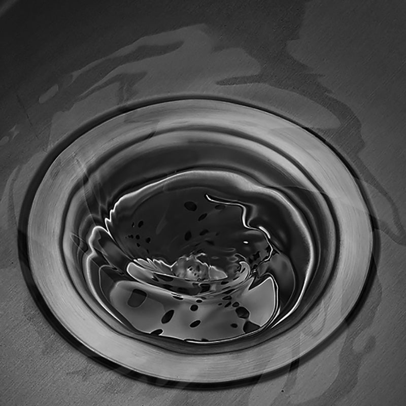 Single Bowl Kitchen Sink Stainless Steel Round Sink with Drain Assembly Clearhalo 'Home Improvement' 'home_improvement' 'home_improvement_kitchen_sinks' 'Kitchen Remodel & Kitchen Fixtures' 'Kitchen Sinks & Faucet Components' 'Kitchen Sinks' 'kitchen_sinks' 7482014